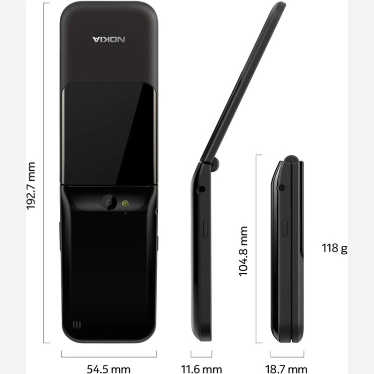 گوشی نوکیا 2720 Flip | Nokia 2720 Flip 4 GB / 512 MB ( بدون گارانتی )