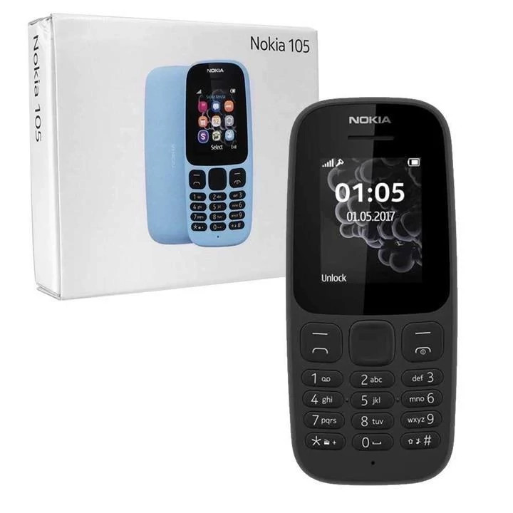 گوشی نوکیا 2017 105 | حافظه 4 مگابایت ا Nokia 105 2017 4 MB (18 ماه گارانتی شرکتی)