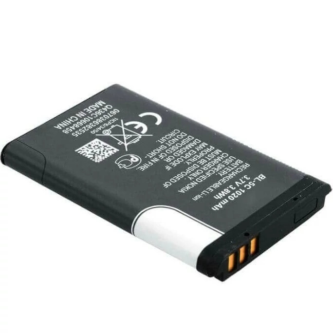 باتری موبایل نوکیا مدل BL-5C ظرفیت 1020 میلی آمپر