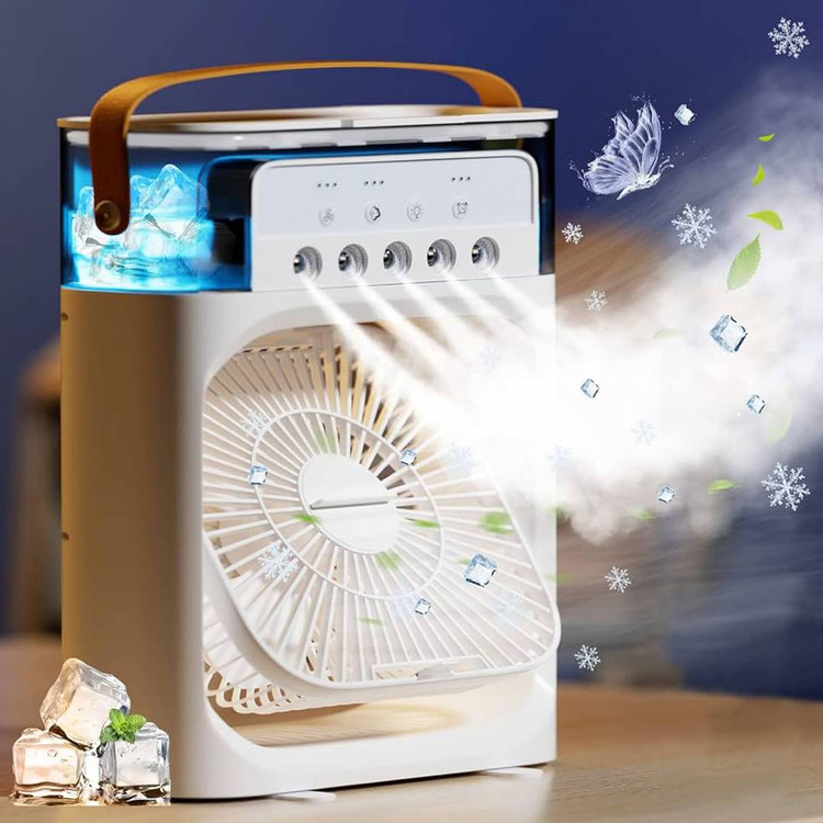 پنکه رومیزی مه پاش ا PORTABLE MINI COLD FAN