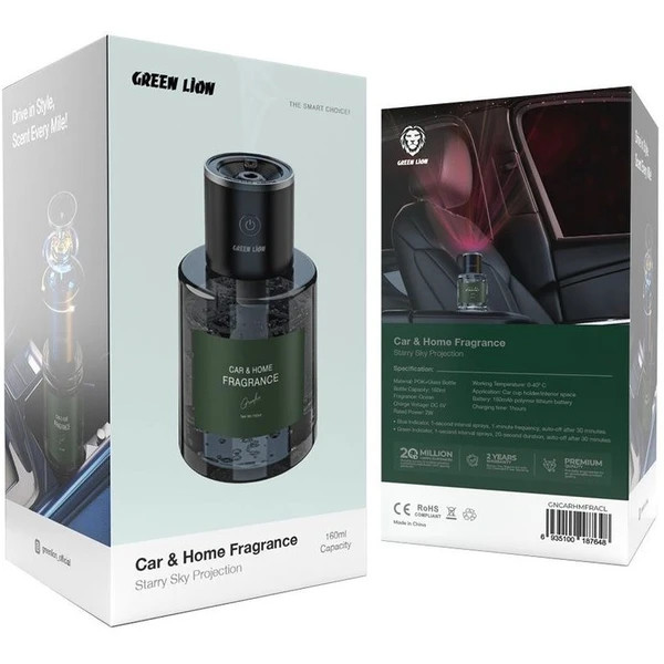 دستگاه بخور ساز و خوشبو کننده گرین لاین مدلGreen Lion Car And Home Fragrance