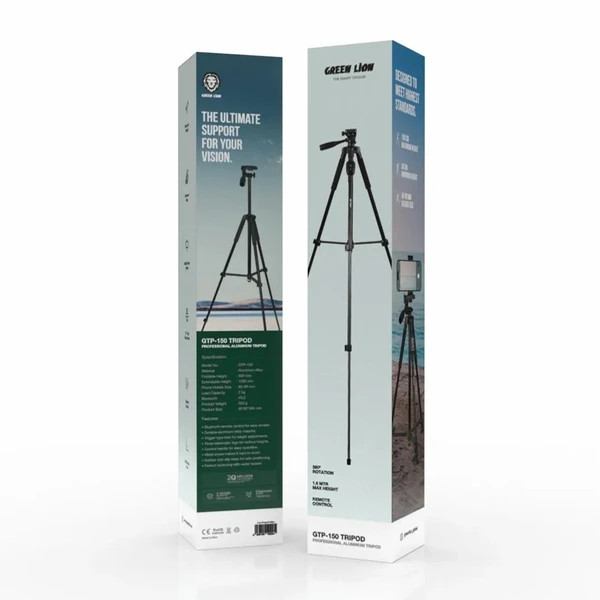 Green Lion GTP-150 Tripod- Professional Aluminum