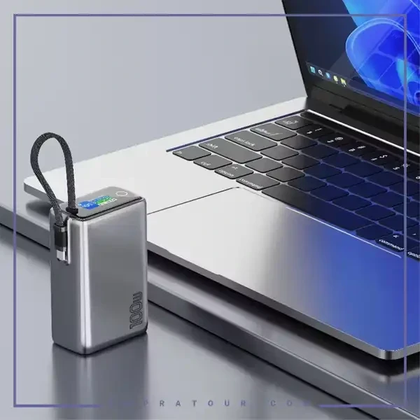 پاوربانک 100 وات گرین لاین مدل Tron X ظرفیت 25000 میلی آمپر ساعت