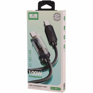 کابل دو سر تایپ سی فست شارژ 100 وات ارلدام EC-189C-C طول 1 متر