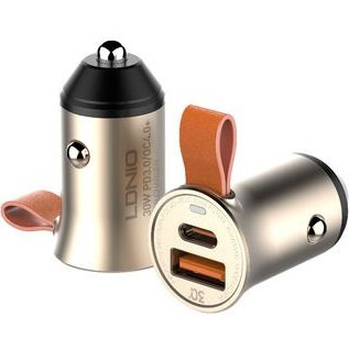 شارژر فندکی الدینیو مدل C509Q توان ۳۰ وات فست شارژ