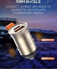 شارژر فندکی الدینیو مدل C509Q توان ۳۰ وات فست شارژ