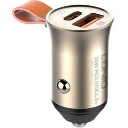 شارژر فندکی الدینیو مدل C509Q توان ۳۰ وات فست شارژ